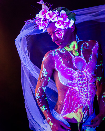 20250209 - Blacklight bodypainting shoot, Gorinchem [NED